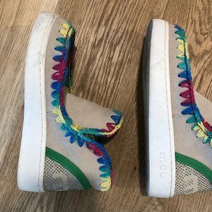 Mou Mou Summer eskimo mix colour stitching sneaker